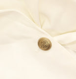 Aqua Side Button Blazer Jacket IJM30881 White 2XS