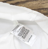 DKNY Womens Cotton Sleeveless Ladder-Trim Blouse P5DM0B45 White M