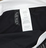 Lauren Ralph Lauren Womens Banded High-Waist Swimsuit Bikini Bottoms Black 4