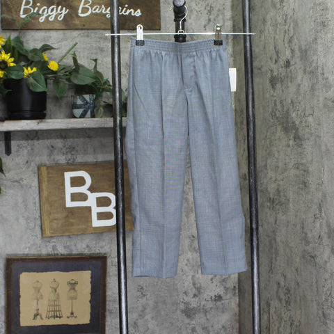 Nautica Little Boys Pull On Textured Dress Pants Gray 5