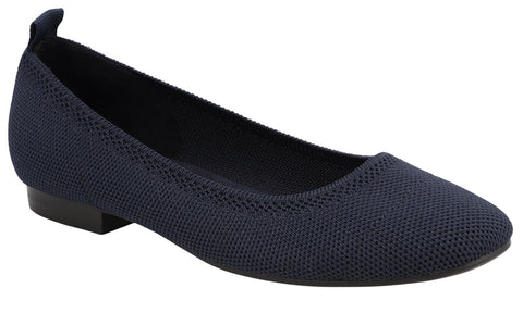 MIA Rasia Womens Round Toe Ballet Flat Sandals GS1578607 Navy Blue 6.5M