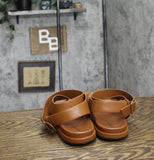 Universal Thread Womens Matilda Ankle Wrap Toe Ring Sandals Cognac Brown 10M