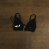 Lauren Ralph Lauren Beach Club Solid Macrame Ring Bikini Top 20501142 Black 4