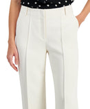 Anne Klein Womens Mid Rise Pintucked Wide-Leg Pants 10895881 Anne White 16