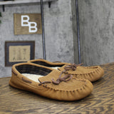 Goodfellow & Co Mens Topher Moccasin Slippers 91308410 Chestnut Brown 11