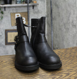 Universal Thread Womens Connor Harness Buckle Ankle Boots 90511576 Black 12M