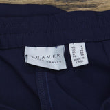 Graver by Susan Graver Womens Regular Stretch Dress Pants A343090 Navy Blue 4