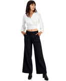 Boss Orange Pleated Wide-Leg Pants 5052271700100 Black 14