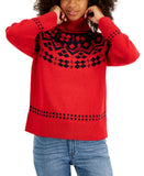 Tommy Hilfiger Women's Fair Isle Turtleneck Sweater J2XS0785