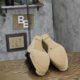 On 34th Melindaa Platform Espadrille Pump Wedge Ankle Wrap Sandals Black 6M