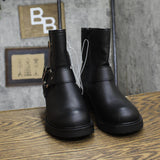 Universal Thread Womens Connor Harness Buckle Ankle Boots 90511576 Black 6M