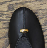 A New Day Charlie Embellish Faux Leather Flats 95142239 Black 7.5M