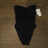 Andie Womens The Pana Classic Eco Nylon One Piece Swimsuit Black XS