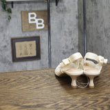 A New Day Womens Milan Slingback Pumps Lace 93708032 Cream Off White 6.5M