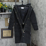 Cole Haan Womens Dramatic Hood Down Alternative Outerwear Coat Deep Black S