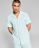 And Now This Men's Terry Camp Shirt MMT040011 Surf Spray Green L