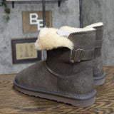 Style & Co. Womens Teenyy Cold-Weather Booties Pewter Shimmer Gray 9M