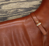 On 34th Womens Firesse Riding Boots 10019685500 Cognac Leather Brown 6.5\M