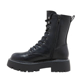 Wild Fable Womens Logan Wide Width Lug Combat Boots 90511614 Black 8W