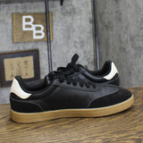 Goodfellow & Co Mens Lace Up Flat Finlay Sneakers 94504654 Black 10 1/2