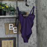 Miraclesuit Standard Solid Sanibel DD One Piece Swimsuit Sangria Purple 12