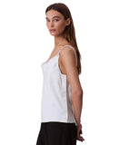 Calvin Klein Womens Cowlneck Camisole Double Strap 44C198G Tofu Off White XL