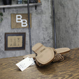 A New Day Womens Iliana Slide Sandals 87466820 Gold Yellow 6M