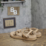 Teva Universal Slim Open Toe Adjustable Strappy Sandals Tigers Eye Brown 6M