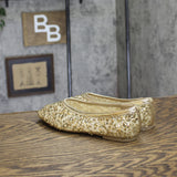 A New Day Sequin Ballet Flats Sammie Gold Yellow 5.5M