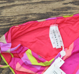 Trina Turk Womens Waltz Side-Tie Bikini Bottom 3404425 Pink Multi 6