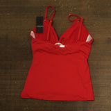Lauren Ralph Lauren Beach Club Toggle Underwire Camikini Top 20401120 Red 8