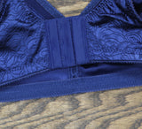Bali Wire-Free Bra Double Support M-Frame Cushioned Flexible Fit In The Blue 36C