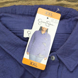 Jessica Simpson Womens Button Up Long Sleeve Gauze Shirt 1770091