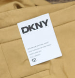 DKNY Womens High-Rise Sueded Side Pocket Canvas Pants UE5P8047 Whiskey Brown 12