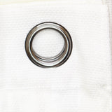 Regal Home Light-Filtering Grommet Top Single Curtain Panel White 38" x 84"