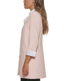 Calvin Klein Womens Petite Open Front Rolled Cuff Blazer T1JJL165