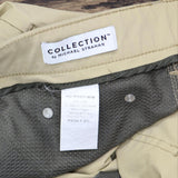 Collection by Michael Strahan Mens Stretch Khaki Pants Brown 42x32