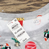 Family Pajamas Women's Holiday Dogs & Cats Family Pajama Set Gray XL