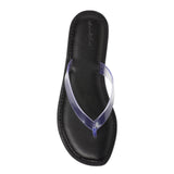 Universal Thread Keilani Thong Flip Flops 93321989 Black / Clear 10M