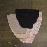 Lucky Brand Womens 5-Pack Hi-Cut Panties 1527171 Black M