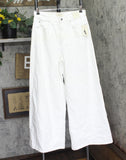 Universal Thread Womens Highest-Rise Palazzo Wide Leg Jeans 94444873 White 10
