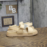 A New Day Womens Tilly Raffia Platform Footbed Sandals 92611752 Tan Brown 6M