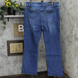 City Denim Womens Harley Simple Bootcut Jeans Indigo Blue 24W