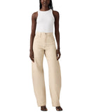 Levi's Fly High Rise Full Length Womens Jeans Cloudy Travertine Off White 30X31