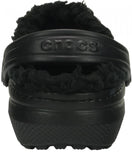 Crocs Kids Unisex Classic Lined Slippers Clog 203506-060 Black / Black 9T