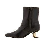 A New Day Womens Jaz Ball Heel Stretch Ankle Boots 91307579 Black 8.5M