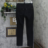 Belle by Kim Gravel Straight Leg Pull-On Jeans A451952 Black 2