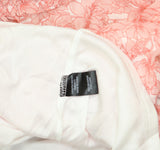 Studio By JPR Floral-Print Sheer Puff Sleeve Blouse Top Shell Pink / White M