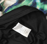 DKNY Womens Pleated A-Line Dress Printed DD4JYD78 Black / Blue 4