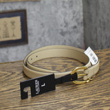 Lauren Ralph Lauren Womens Charm Crosshatch Leather Belt Birch Tan Brown L